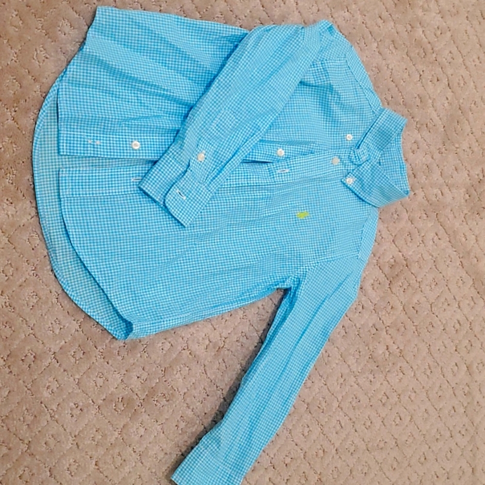 Boys button down short long sleeves